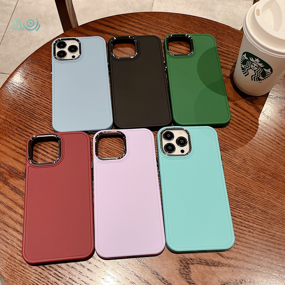 Ốp Điện Thoại Silicon Dẻo Màu Sắc Ngọt Ngào Chống Sốc Cho iPhone 11 12 13 Pro MAX XS MAX XR 7 + 8 Plus SE 2020