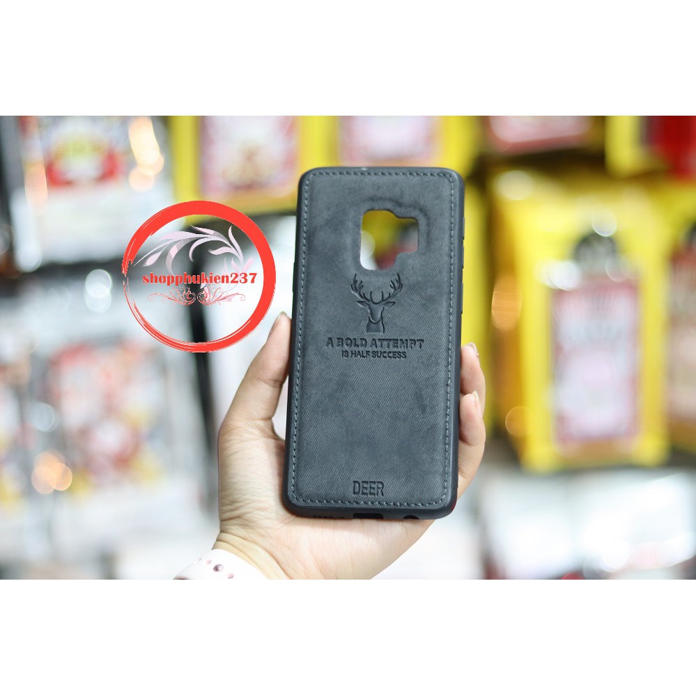 [Freeship toàn quốc từ 50k] ỐP LƯNG SAMSUNG GALAXY S9 , S9 PLUS ỐP TPU VẢI JEAN KHẮC NAI CAO CẤP