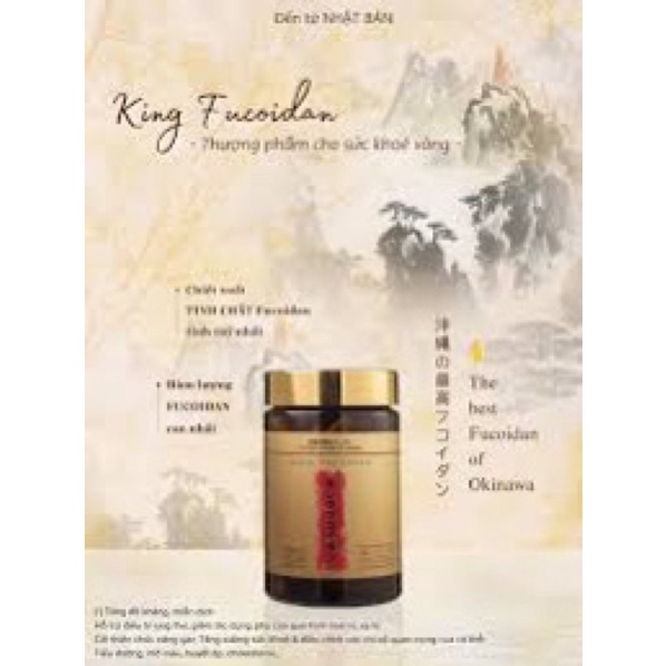 Tảo nâu Fucoidan Umi No Shizuku Nhật Bản 120 viên