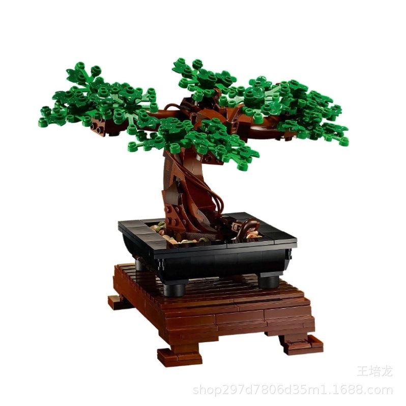 Đồ chơi lắp ráp Bonsai Tree 10281 - X19004 Xếp hình chậu cây cảnh 878 mảnh ghép