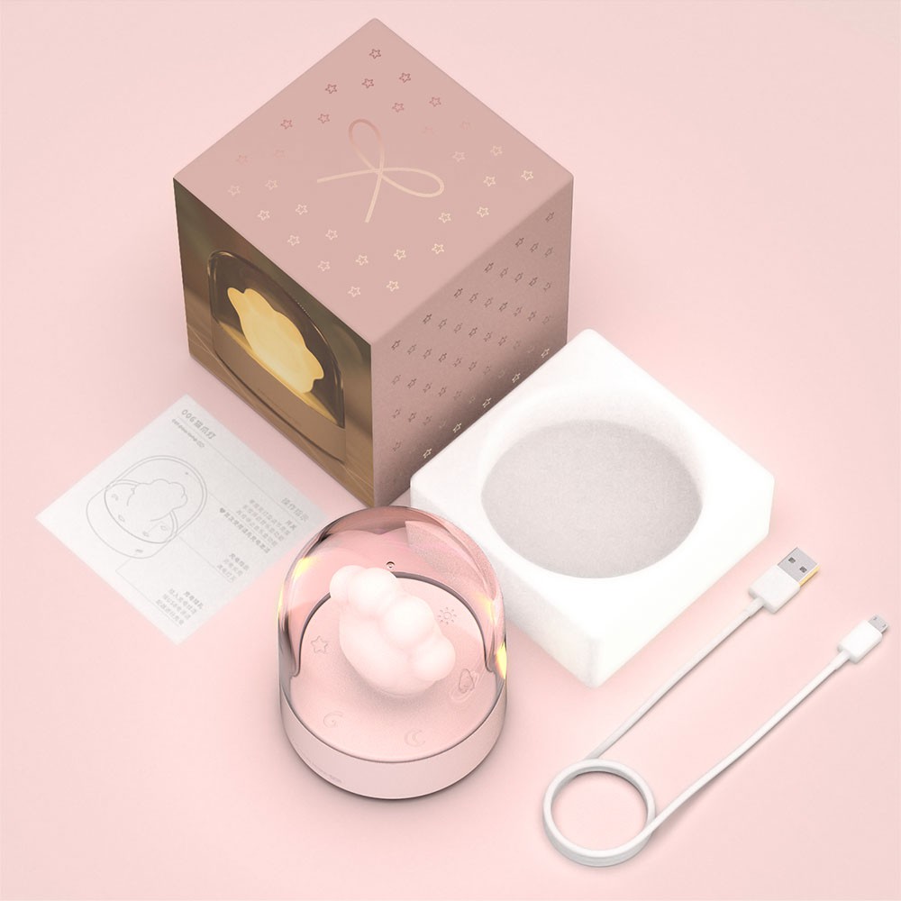 Xiaomi Youpin  3Life Đèn ngủ hình chân mèo dễ thương