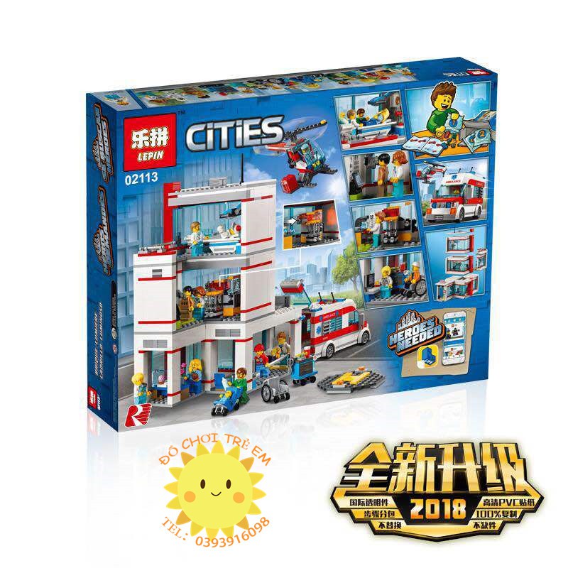 Lego City 60204 B nh Vi n Tr c Th ng C u H 02113 ch i tr em