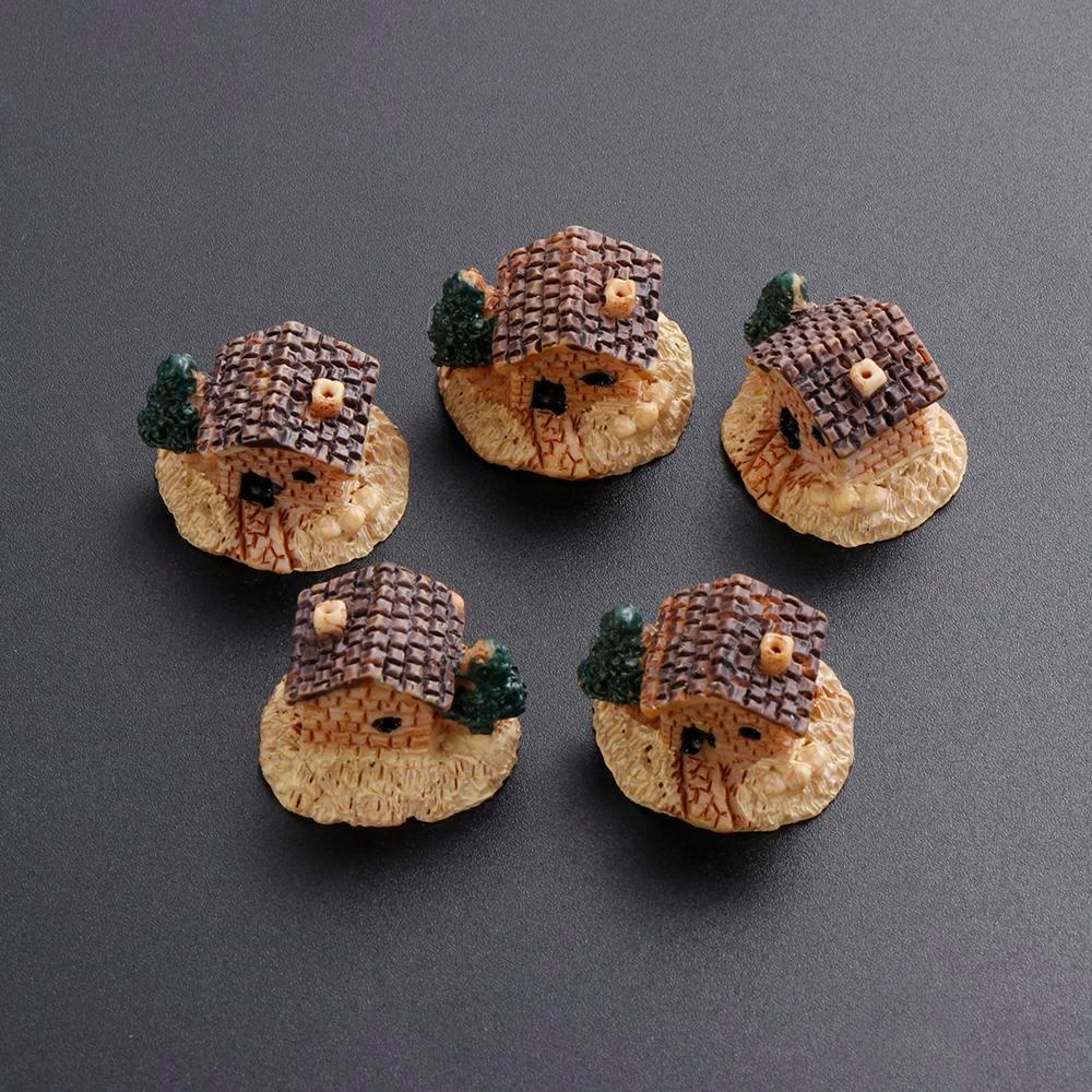 Set 5 Đồ trang trí Ngôi Nhà Mini Trang Trí Sân Vườn