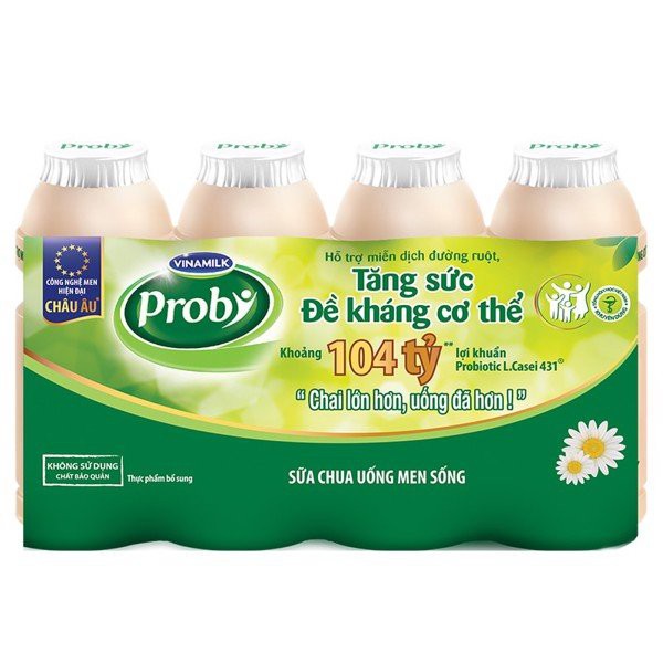 Sữa chua men sống Probi có đường 5x65ml