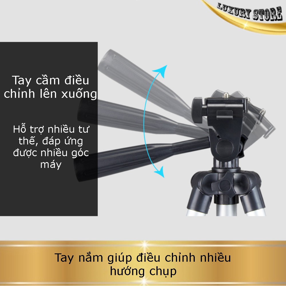 Gậy chụp hình nhôm cao cấp, Gậy selfie có bán kèm remote bluetooth giúp chụp ảnh từ xa, kèm túi đựng tiện dụng | BigBuy360 - bigbuy360.vn