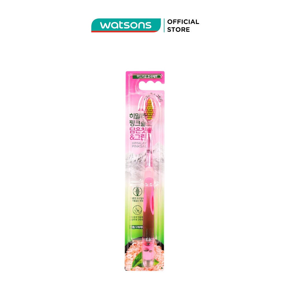 Bàn Chải Đánh Răng Bamboo Salt Tinh Chất Muối Hồng Himalaya Và Trà Xanh 1 Cây