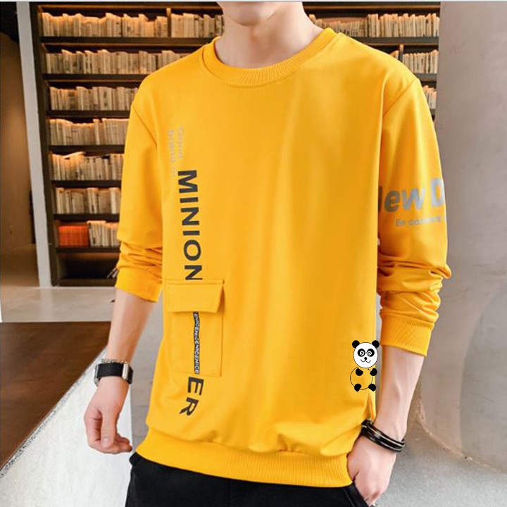 Áo thun dài tay nam form rộng có túi hộp vải xịn phong cách hàn 02 | BigBuy360 - bigbuy360.vn