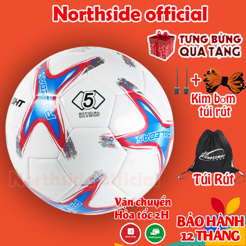 Quả bóng đá Paledas tiêu chuẩn cỡ số 5 + Tặng kim bơm, túi lưới - Bao hành 12 tháng SIÊU HOT
