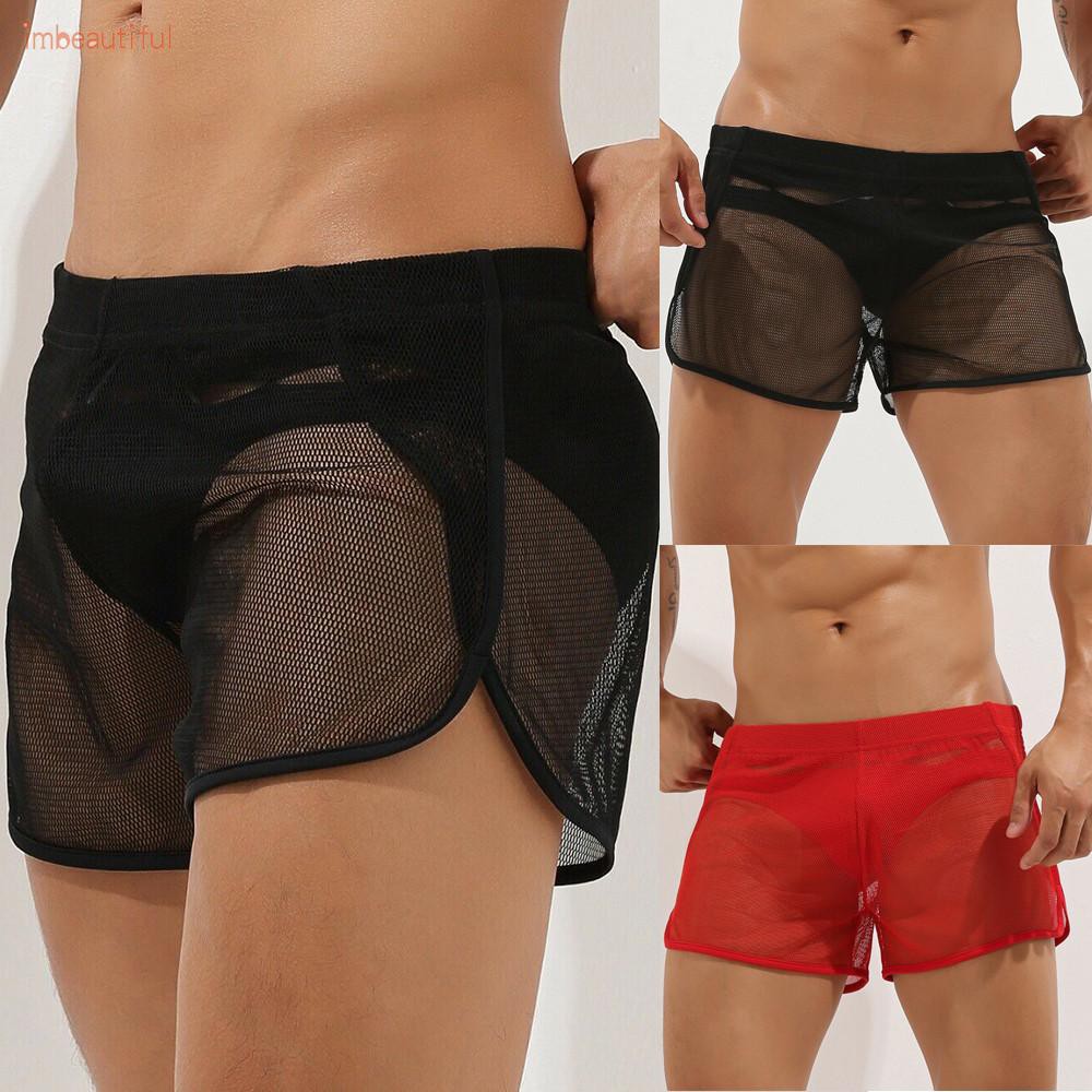 Quần Lót Boxer Xuyên Thấu Thoải Mái Gợi Cảm Cho Nam