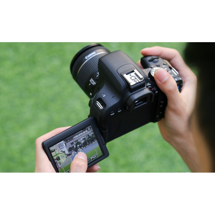 Máy ảnh Canon 800D + 18-55mm is STM - 24.2MP - Wifi - Quay Full HD 60FPS - Mới 98%