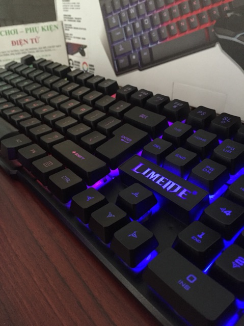 Combo chuột và bàn phím giả cơ LED GTX300 (tặng thảm lót chuột) | BigBuy360 - bigbuy360.vn