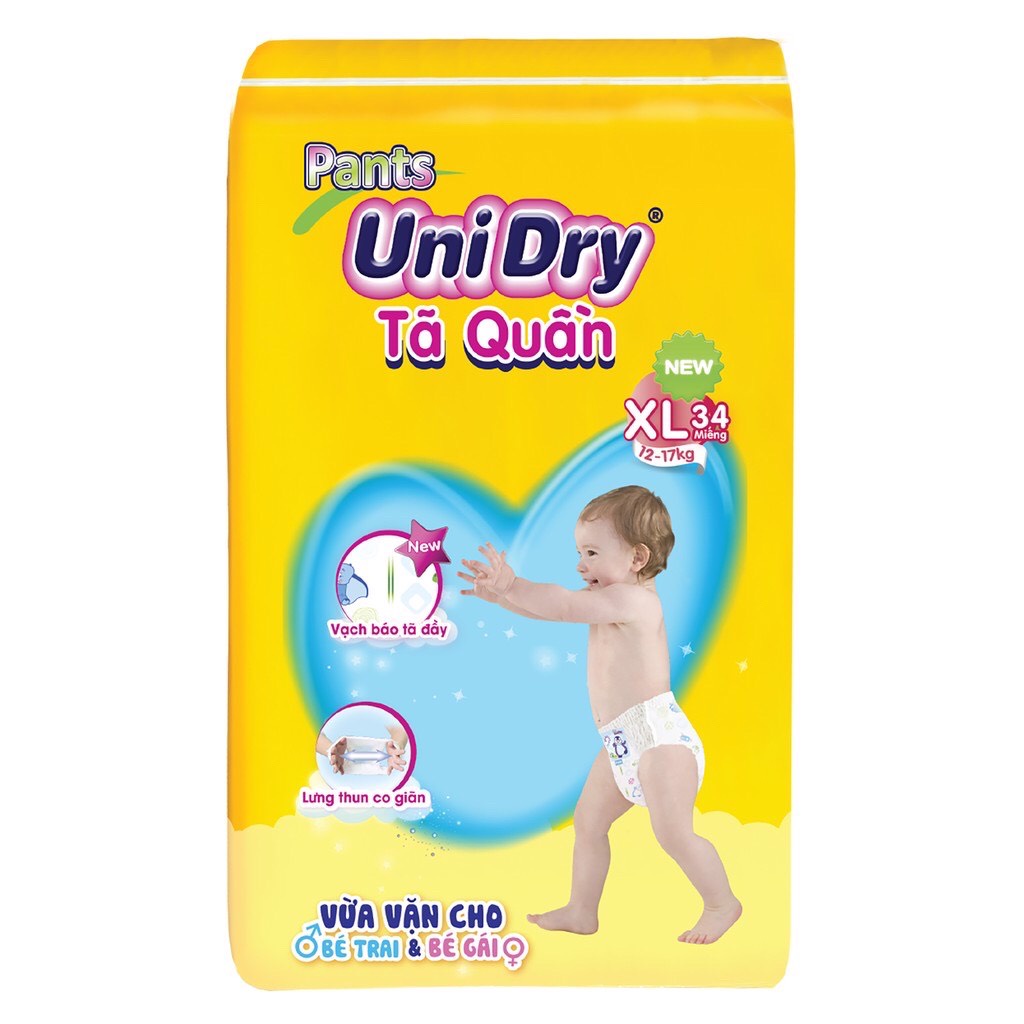 Tã quần Unidry M42/L38/XL34/XXL30