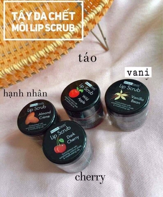 Tẩy tế bào chết môi Beauty Treats Lip Scrub (10gram)