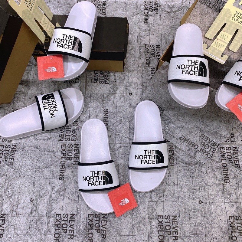 *HÀNG CHÍNH HÃNG* DÉP THE NORTH FACE WHITE BLACK CỰC HOT XỊN XÒ