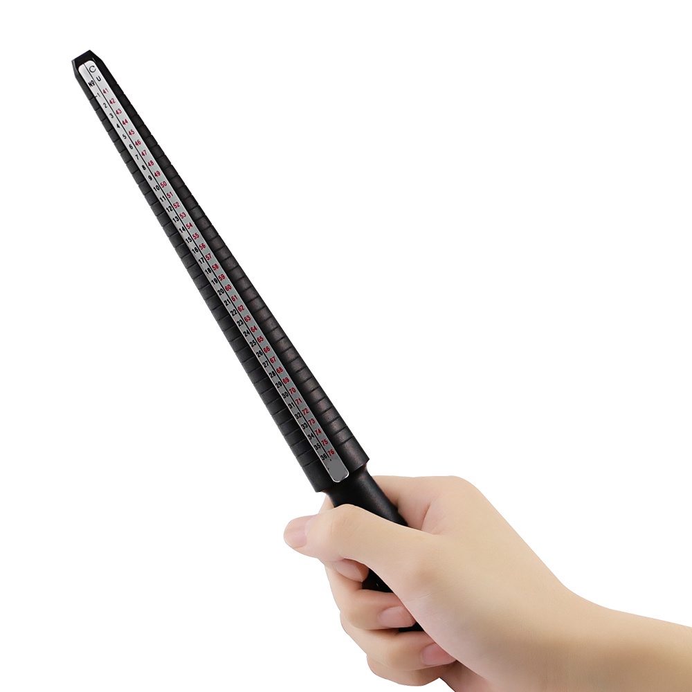 Thước đo kích thước nhẫn bằng nhựa chuyên nghiệp tiện lợi