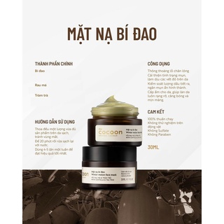 Mặt Nạ Bí Đao Cocoon 30ml