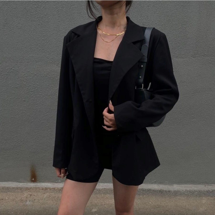 25 STUDIO Áo khoác blazer suông dáng rộng Retro Blazer