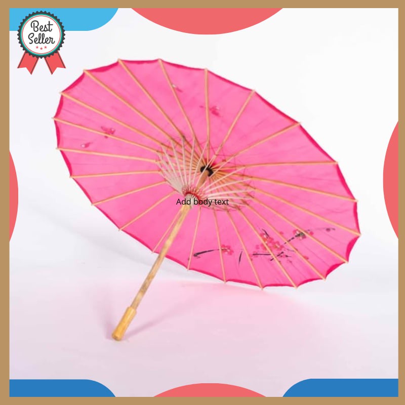 Dù Múa Màu Vàng Đường Kính 84cm Chất Lượng Cao