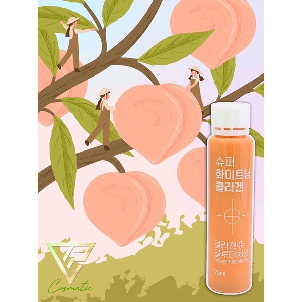 SUPER WHITENING COLLAGEN 5000mg  HWASERA FULL HỘP