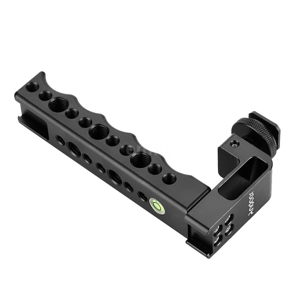 Tay cầm trên của máy ảnh Andoer với đầu cắm lạnh kép cho Canon EOS Nikon Sony A7 A9 Pentax Olympus DSLR | BigBuy360 - bigbuy360.vn