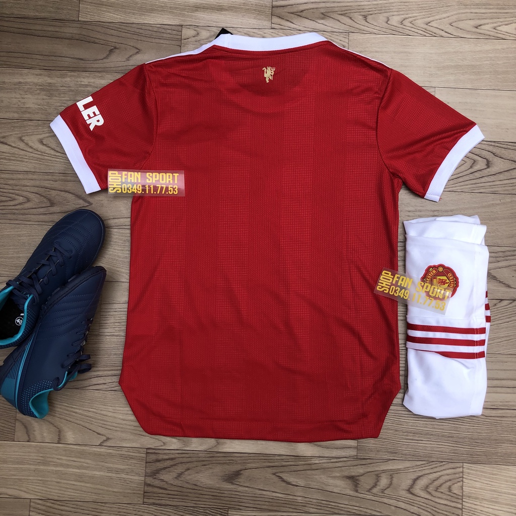 Áo Manchester United 2022 | Bộ Quần Áo Bóng Đá CLB Manchester United Sân Nhà Màu Đỏ Hàng Player