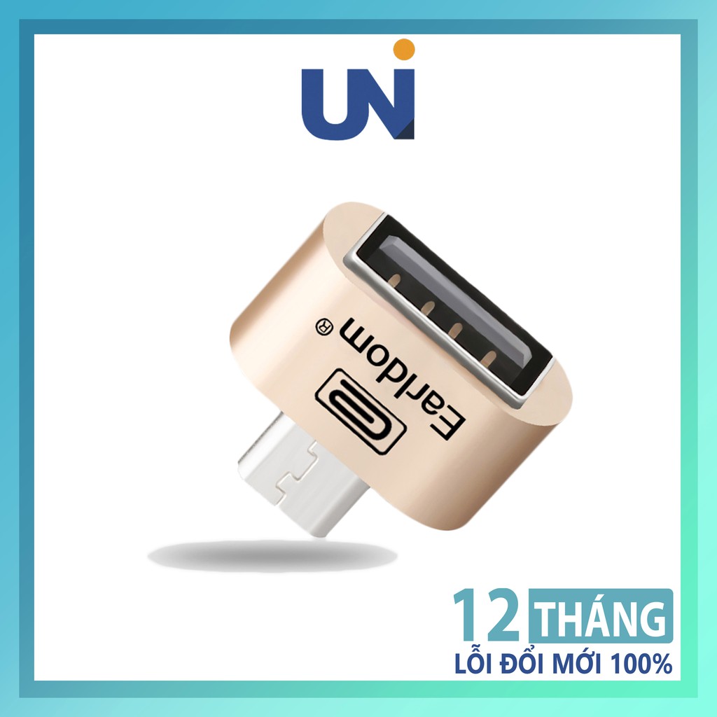 Jack Chuyển Đổi - Cáp Chuyển OTG Micro Sang Cổng USB Earldom OT01 Cho Điện Thoại SamSung Xiaomi Android