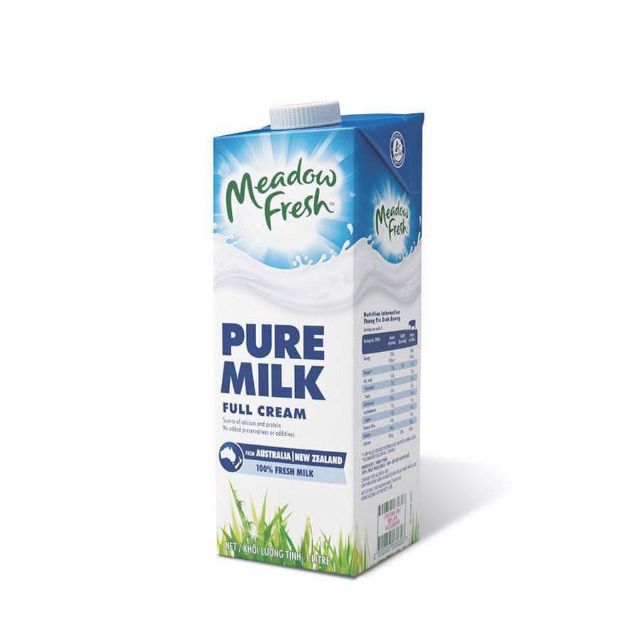 SỮA TƯƠI MEADOW FRESH 1L NGUYÊN KEM/ ÍT BÉO