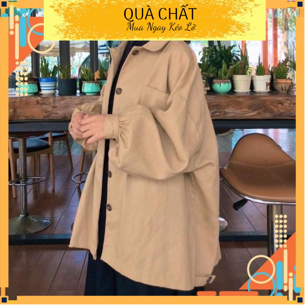 [Giá tốt] Áo Khoác Kaki - Áo Kaki Sơ mi quốc dân lai rộng, Khoác kaki Form đẹp BB cao cấp size L-XL