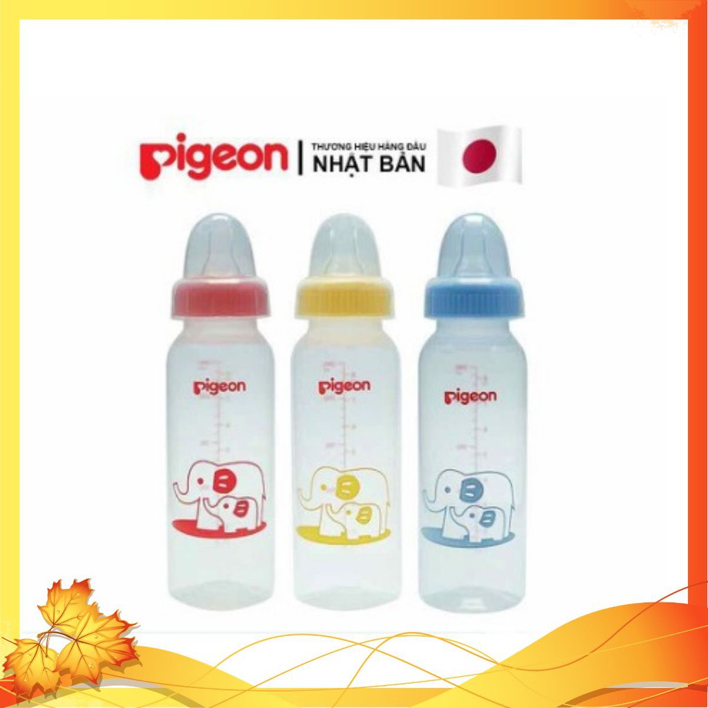 Bình Sữa Pigeon Cổ Hẹp 120ml 240ml PP Tiêu Chuẩn Bình Sữa Cho Bé Sơ Sinh Trẻ Em