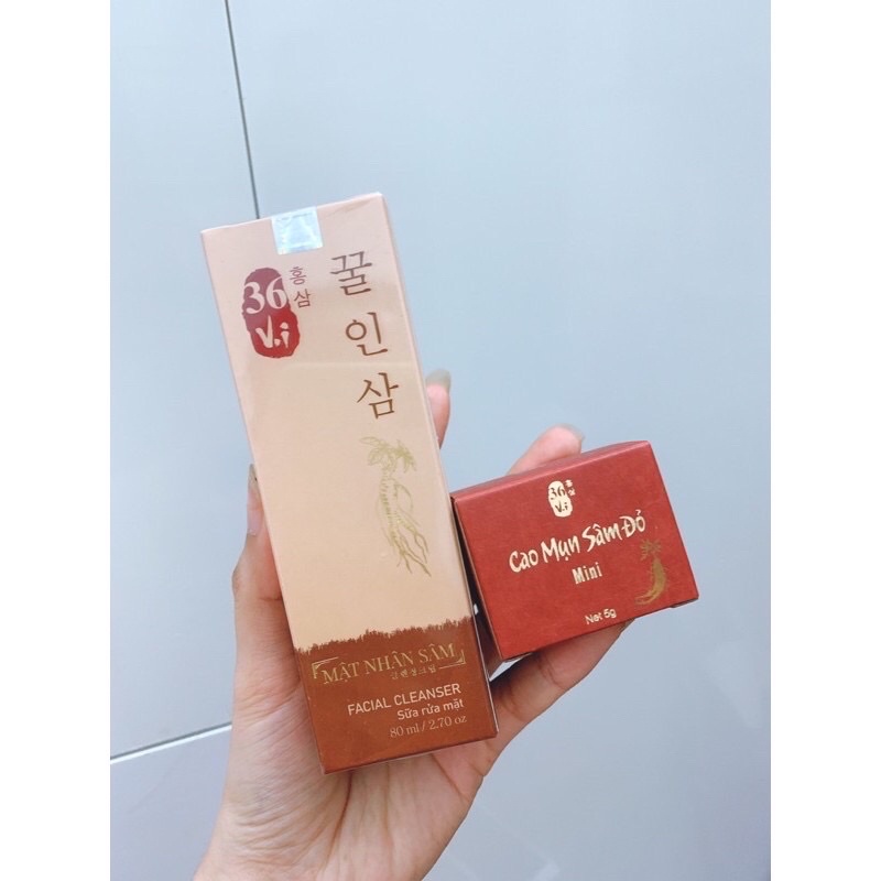COMBO CAO MỤN LỚN VÀ SỬA RỬA MẶT NHÂN SÂM | BigBuy360 - bigbuy360.vn