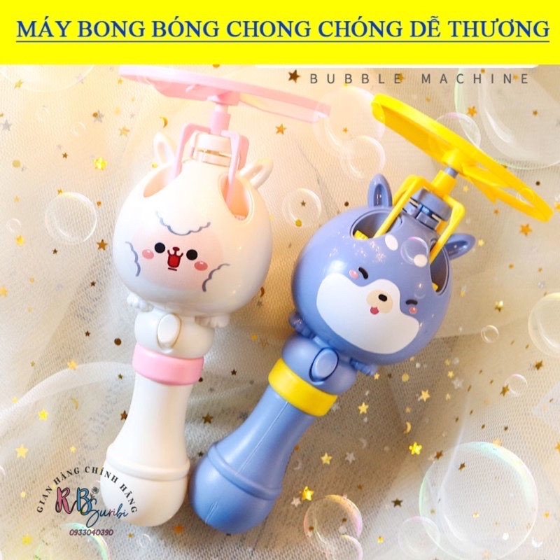 (Sài Gòn) Chong chóng bong bóng xà phòng có thể bay lên không trung