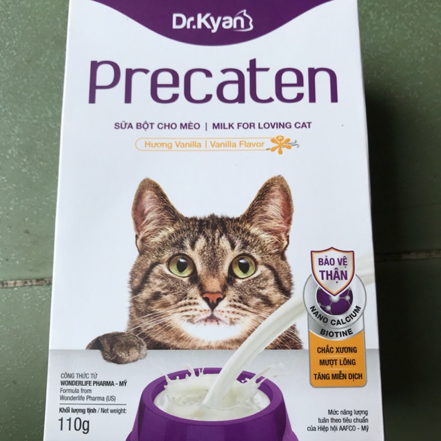 [Mã PET50K giảm Giảm 10% - Tối đa 50K đơn từ 250K] Sữa bột cho Mèo - hộp 110gr