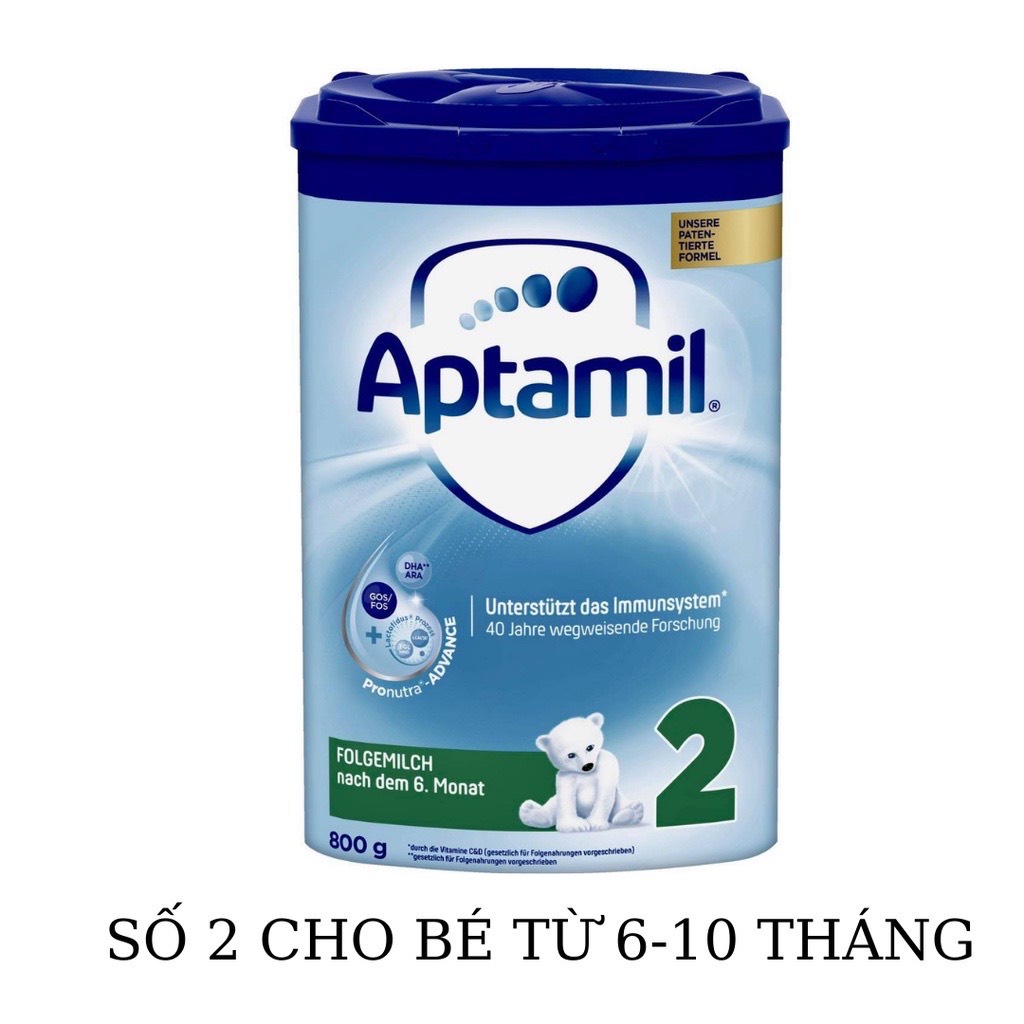 SỮA APTAMIL XANH 800G NỘI ĐỊA ĐỨC 1,2,3 (DATE 2022)