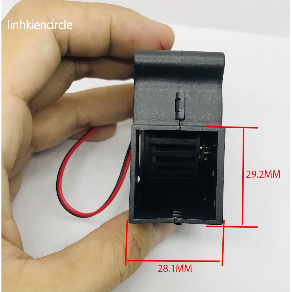 Quạt thổi gió mini motor không chổi than 6V - 24V chạy êm thuổi thọ cao - LK0180