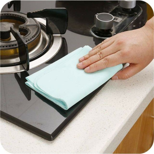 Khăn Xốp Lau Kính Chống xước kính Siêu Thấm - Khăn lau magic đa năng