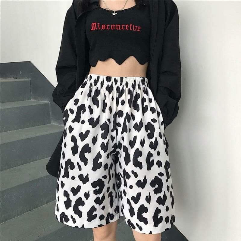 QUẦN shorts đùi loang bò sữa siêu hot T&Đ