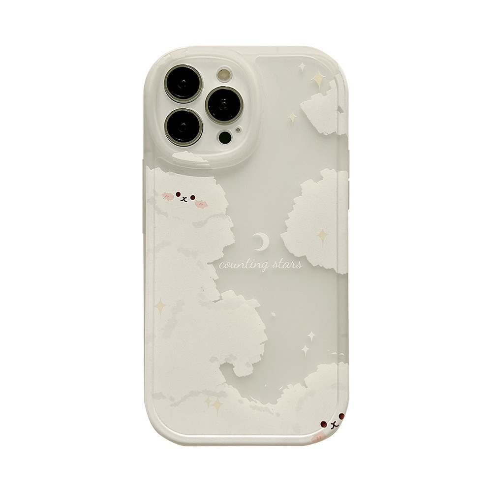 Dễ Thương Ốp Điện Thoại Mềm Trong Suốt Hình Gấu Đám Mây Cho iphone 7 8 plus x xr xs 11 12 13 14 15 mini pro max se 2020