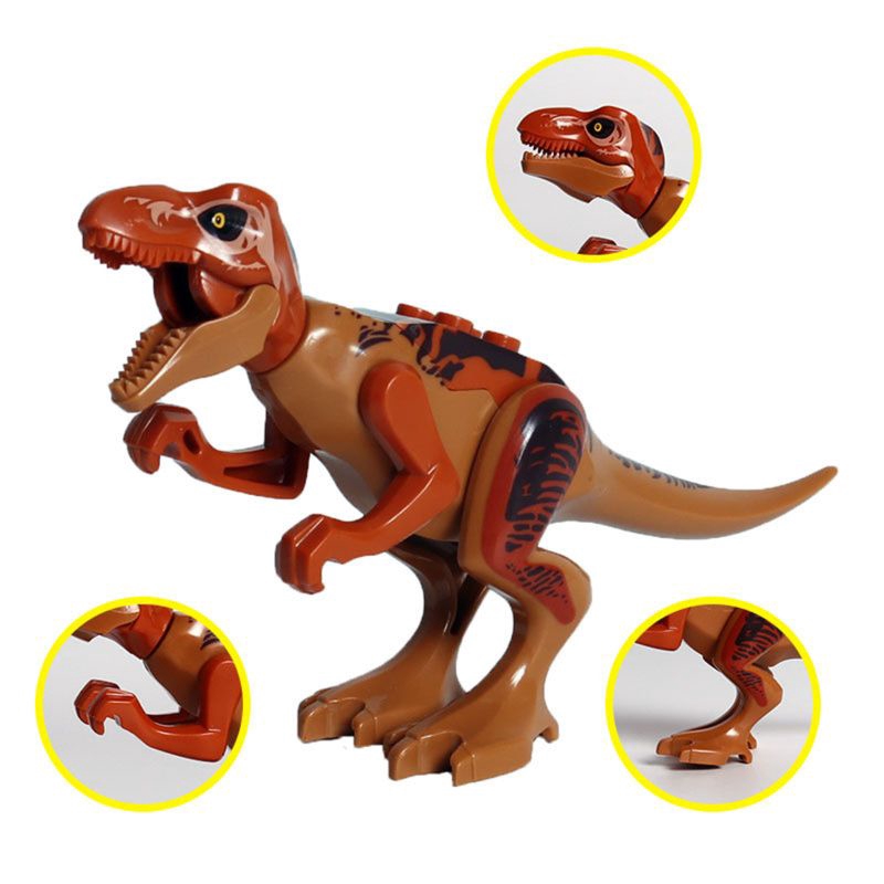 OMG8pcs Dinosaur Building Blocks Toys,Buildable Dinosaur Building Blocks Figures T Rex,Triceratops