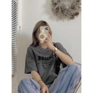 Áo phông cộc tay mác 3158 họa tiết basic/ áo pull oversize
