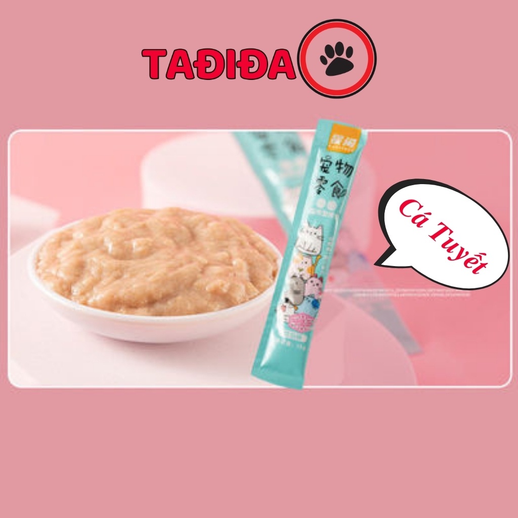 Súp thưởng cho Mèo Shizuka , Thức ăn cho Mèo đầy đủ dinh dưỡng - Tadida Pet