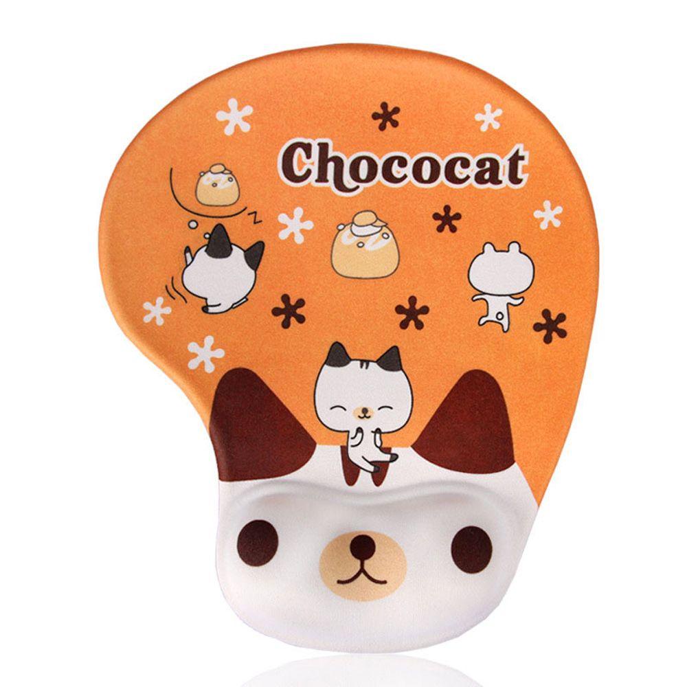 Đệm Lót Chuột Máy Tính PC Laptop 3D Kawaii Có Đệm Cổ Tay Chống Trượt Dày Dặn