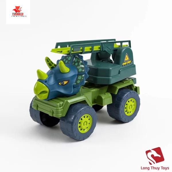 Xe Cần  Cẩu  Móc Khủng Long Size Đại Cho Bé Hàng Việt Nam