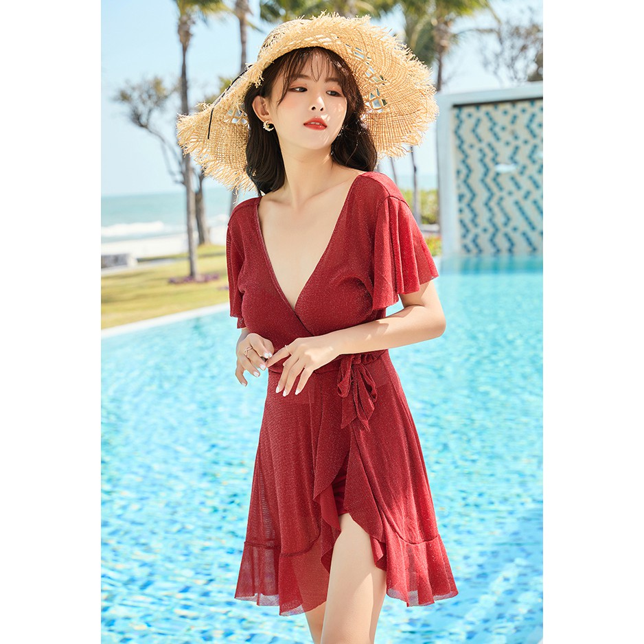 (CÓ GỌNG) Đồ Bơi Nữ Đẹp - Bikini Áo Bơi Dạng Váy