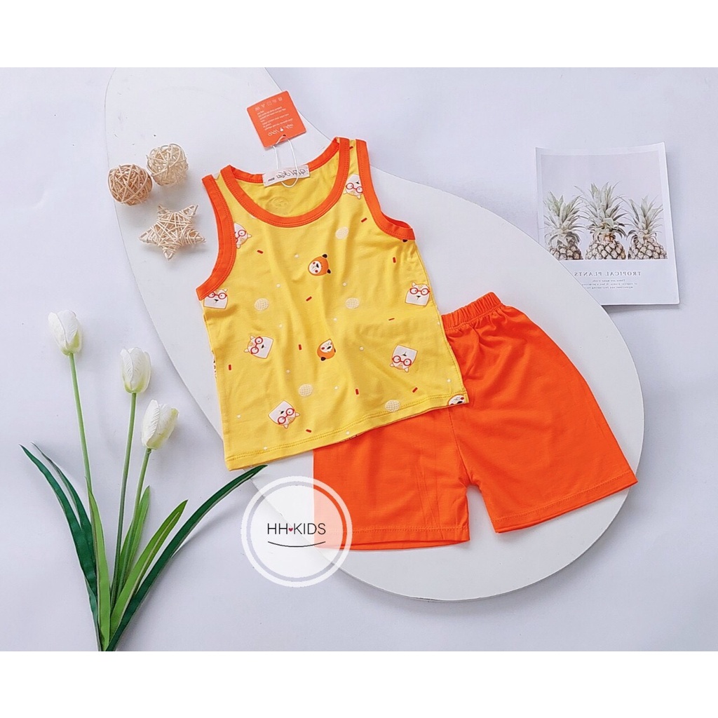 ( Loại 1) Bộ ba lỗ cho bé trai và gái Minky Mom
