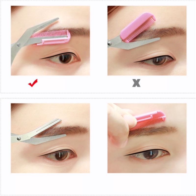 Kéo tỉa lông mày bằng thép không gỉ cho người mới bắt đầu