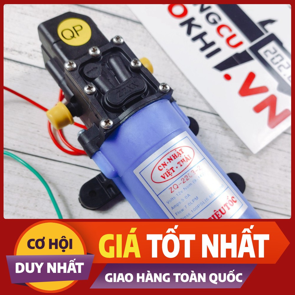 [SALE] [GIÁ TỐT] Máy bơm 12v Việt Thái, tưới cây, phun thuốc sâu