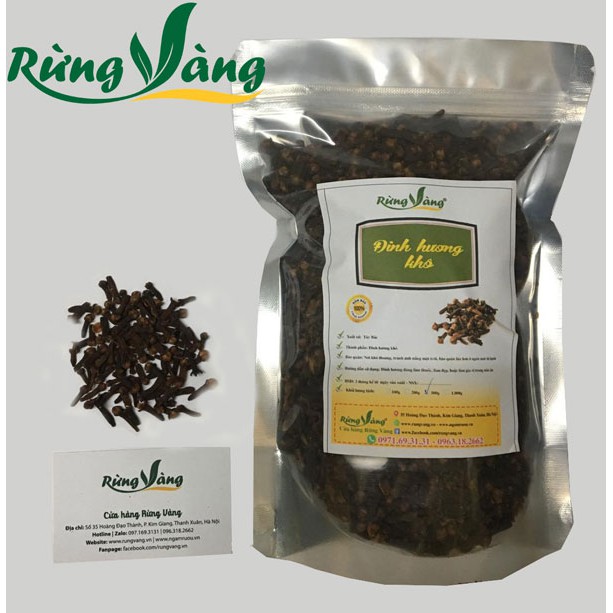 Đinh Hương Nguyên Nụ nguyên chất gói 200g