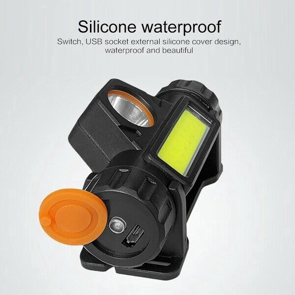 Đèn Pin đội đầu chống nước có cổng USB tiện lợi
