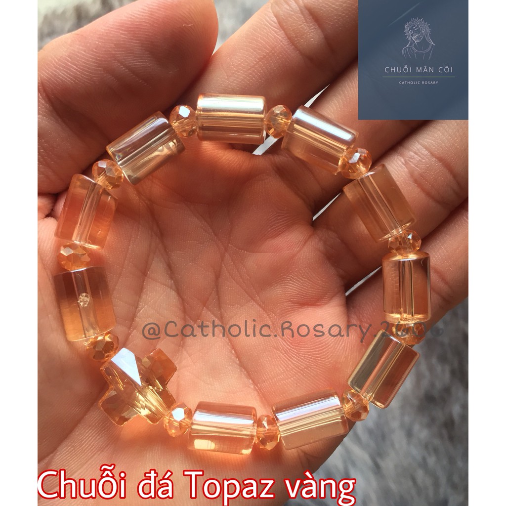 Tràng Hạt, chuỗi Mân Côi đá Topaz