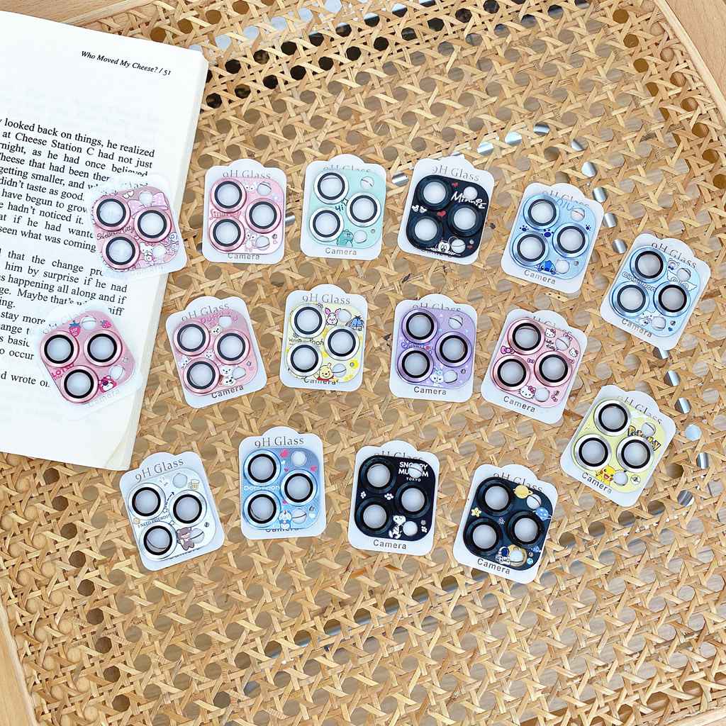 Phim Dán Bảo Vệ Ống Kính Máy Ảnh Họa Tiết Gấu Stellalou Linabell Thủy Thủ Mặt Trăng Cho iPhone 11pro / 11promax 11 / 12mini